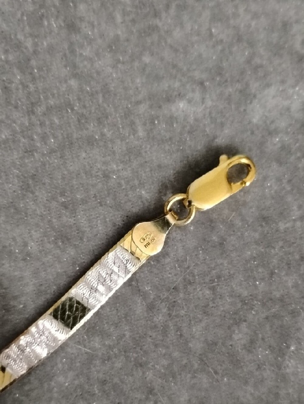 Elegant Two-Tone Gold and 925 Sterling Silver Women’s Bracelet - Picture 5 of 7